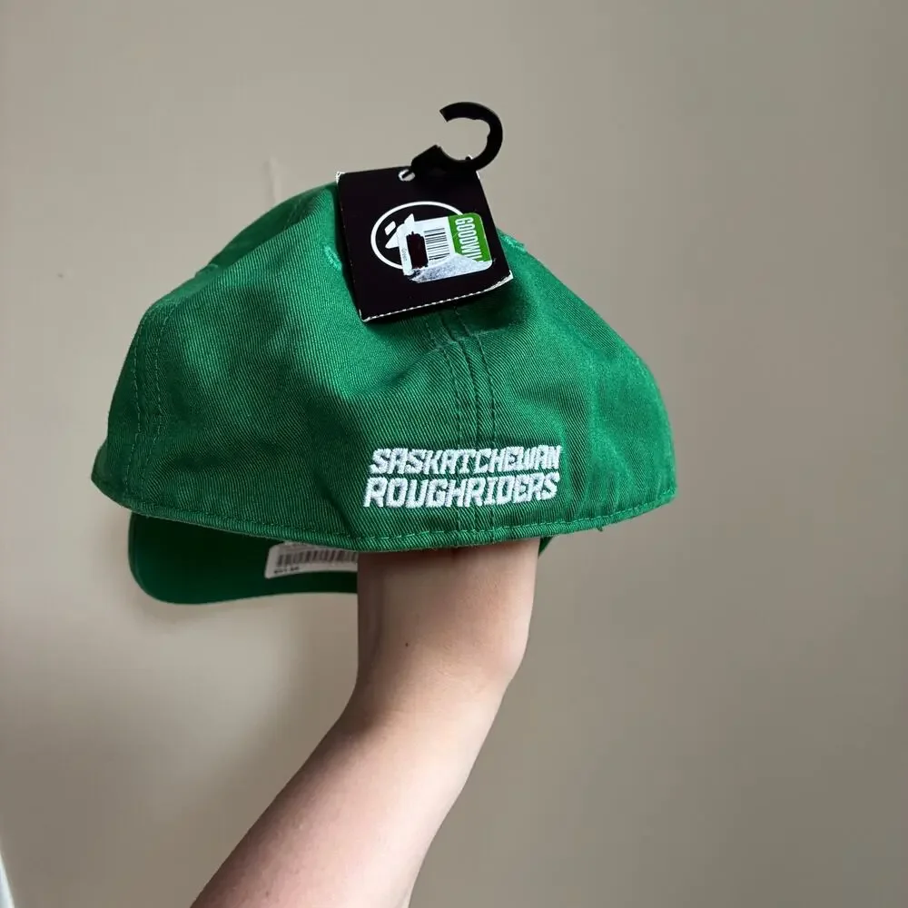 NWT Saskatchewan Roughriders '47 franchise fitted S green cap the rider store